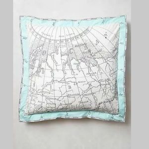 {Anthropologie} Tradewinds euro shams